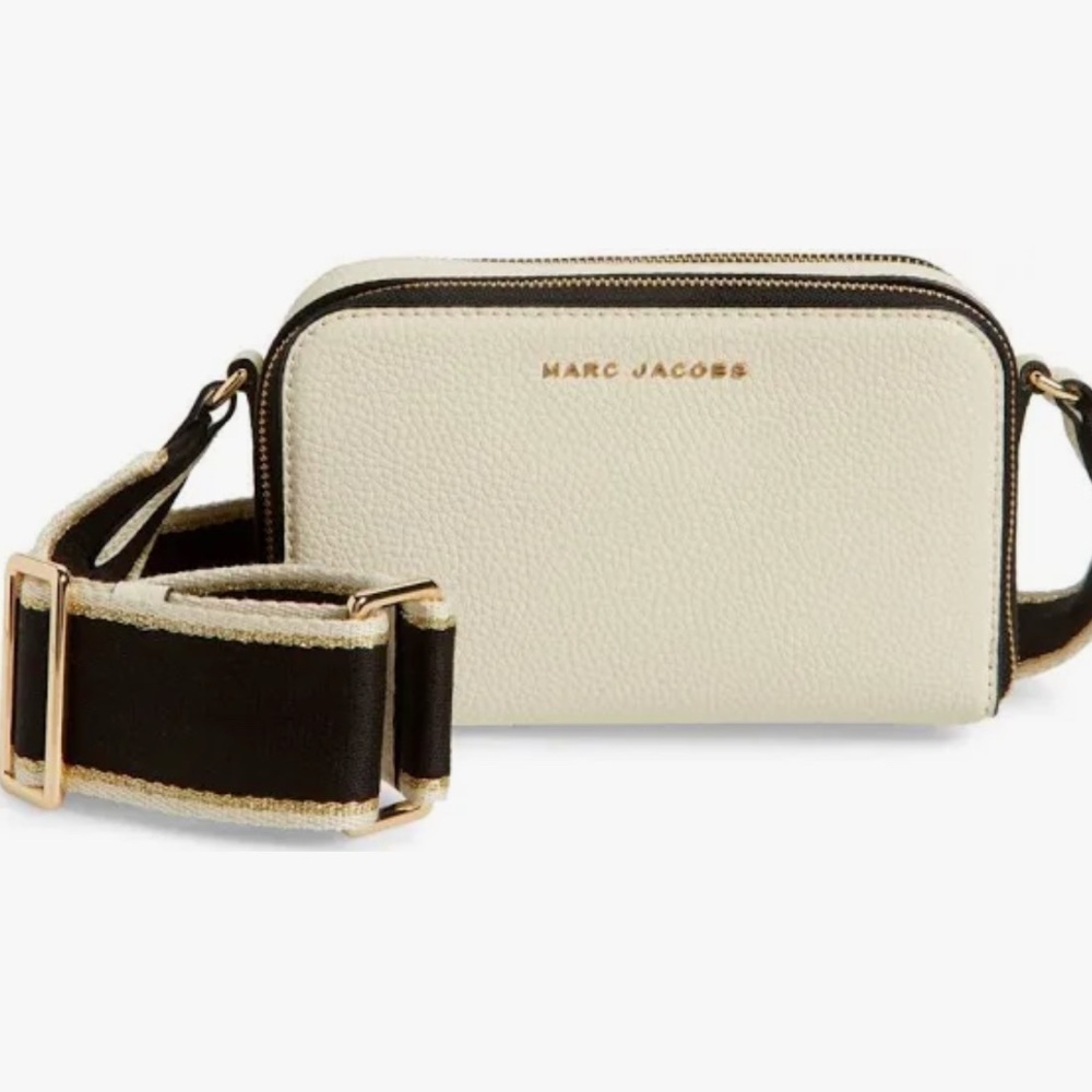 Marc Jacobs Cream and Black Crossbody Bag